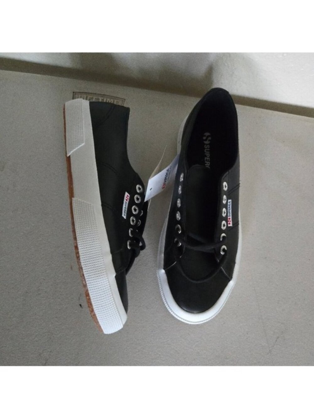 Superga 2750 Nappa Leather Classic Sneaker Women Size 10 New 082025 - Picture 6 of 9